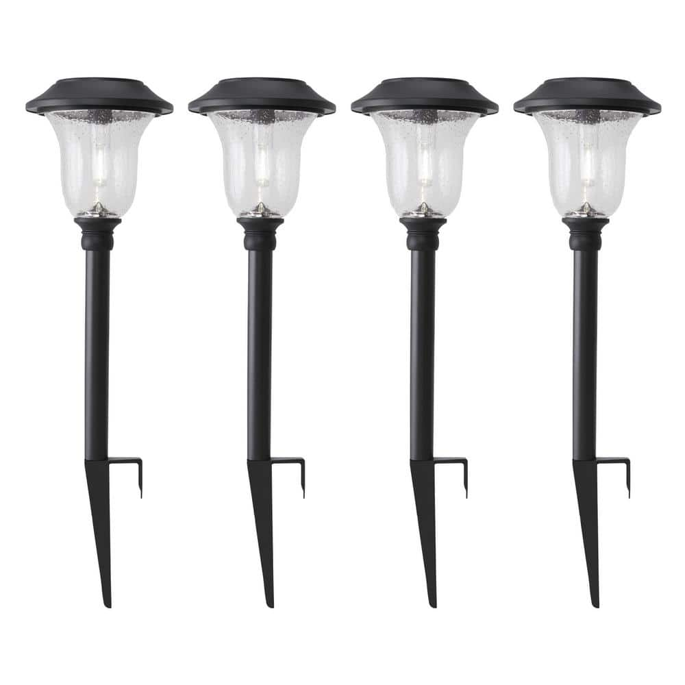 Home Decorators Collection 20 Lumens Black LED Weather Resistant ...