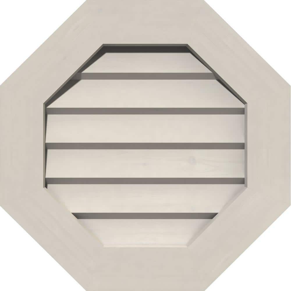 "41"" x 41"" Octagon Primed Smooth Pine Wood Paintable Gable Louver Vent Non-Functional" price history on PriceWatchPro