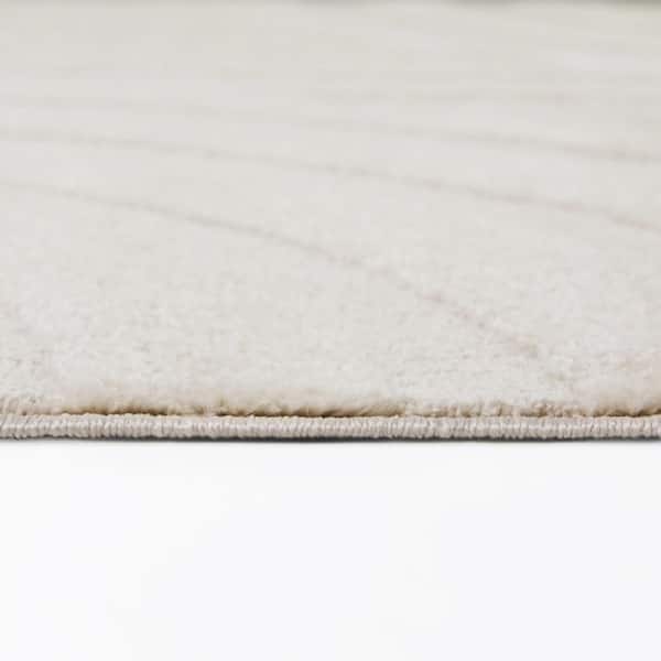 Claribel Cream 5 ft. x 7 ft. Area Rug