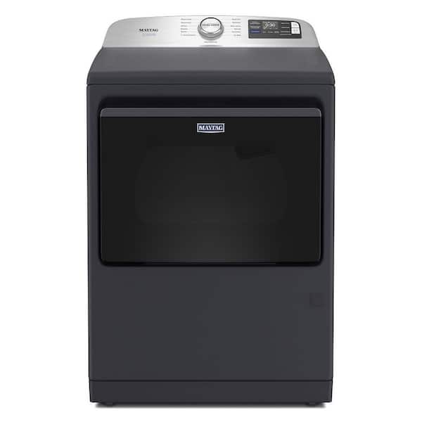 7.4 cu. ft vented Top Load Electric Dryer in Midnight Steel with Pet Pro Option