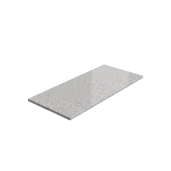 NewAge Products 5 ft. Solid Surface Countertop in White Pearl Granite