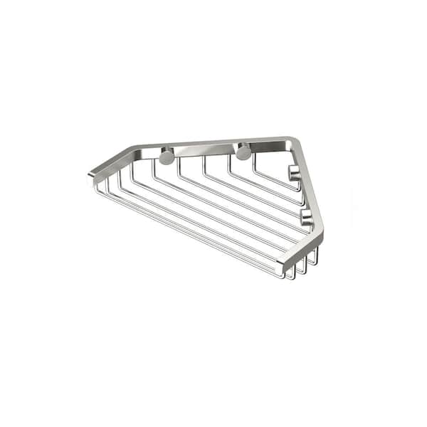Shower Basket in Satin Nickel