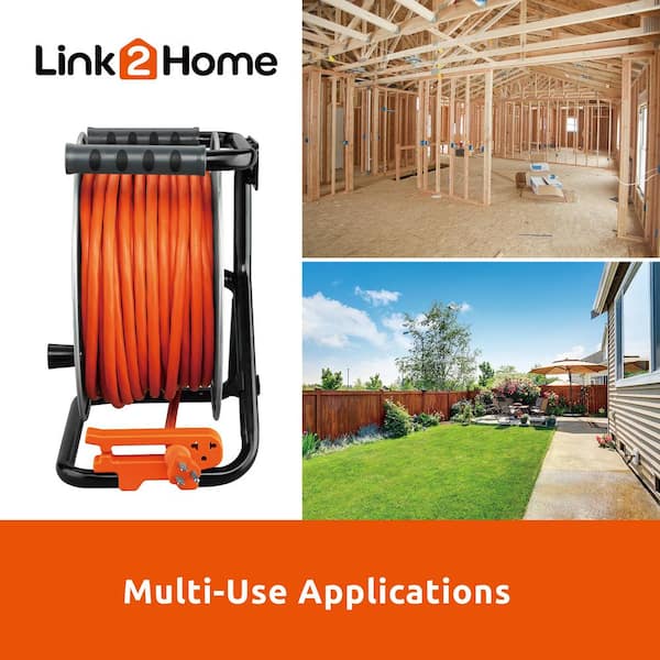 Link2Home 75 ft. Contractor-Grade Heavy-Duty High-Visibility Power