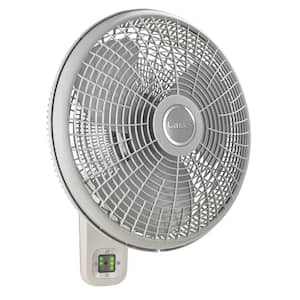 16 in. 3-Speed Oscillating Wall Mount Fan with Remote Control