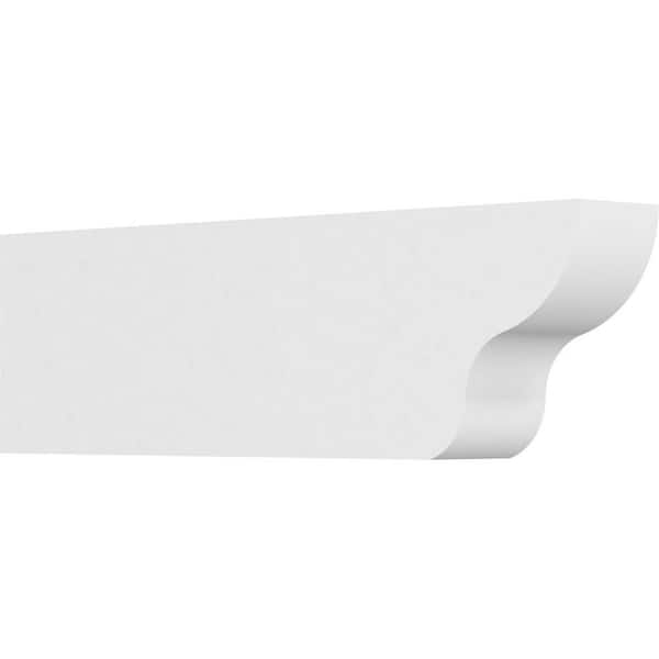 Ekena Millwork 3 in. x 6 in. x 20 in. Greensboro PVC Rafter Tail Brace