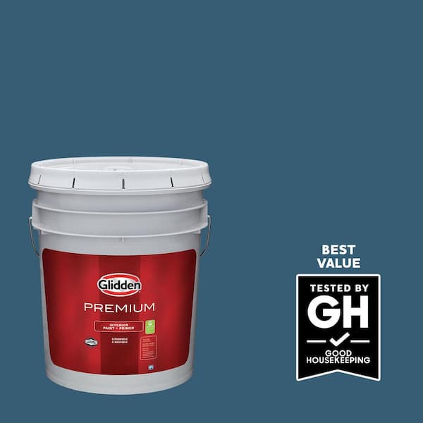 Glidden Premium 5 gal. PPG1152-6 Brigade Satin Interior Latex Paint