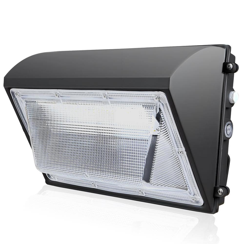 800-Watt Equivalent Integrated Bronze LED Outdoor Wall Pack Light 16000 Lumens 5000K White with Photocell Sensor price history on PriceWatchPro