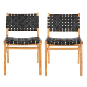 Taika Black/Beige Dining Chair (Set of 2)