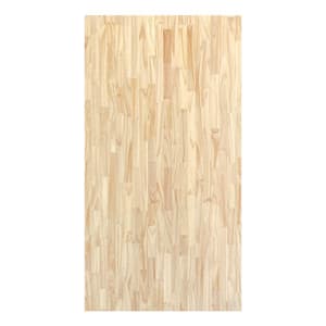 1/2 in. x 48 in. x 8 ft. Unfinished Finger Joint Pine Common Boards (1-Piece)