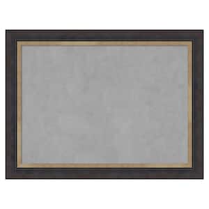 Hammered Charcoal Tan 33 in. x 25 in. Magnetic Board, Memo Board