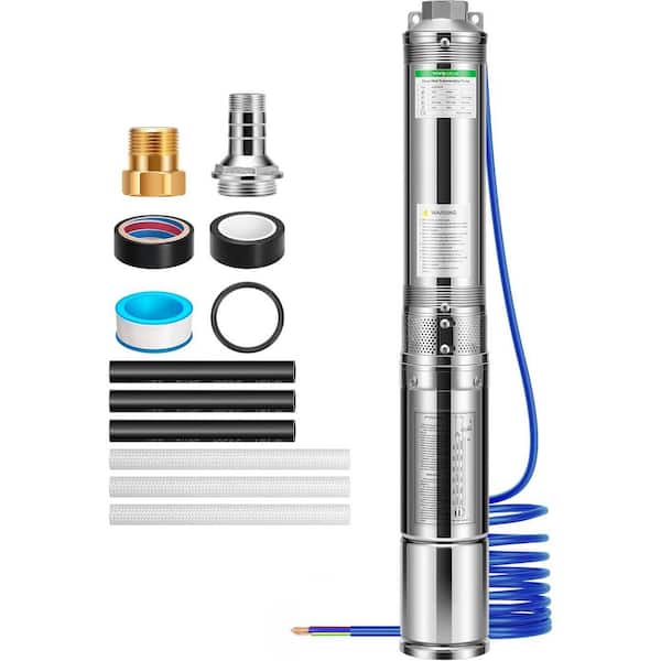 2 HP. 230-Volt/60Hz 37GPM Stainless Steel Deep Well Submersible Pump
