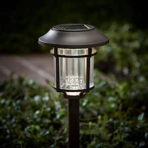 Bellingrath 10 Lumen Bronze LED Weather Resistant Outdoor Solar Path Light with Plastic Lens