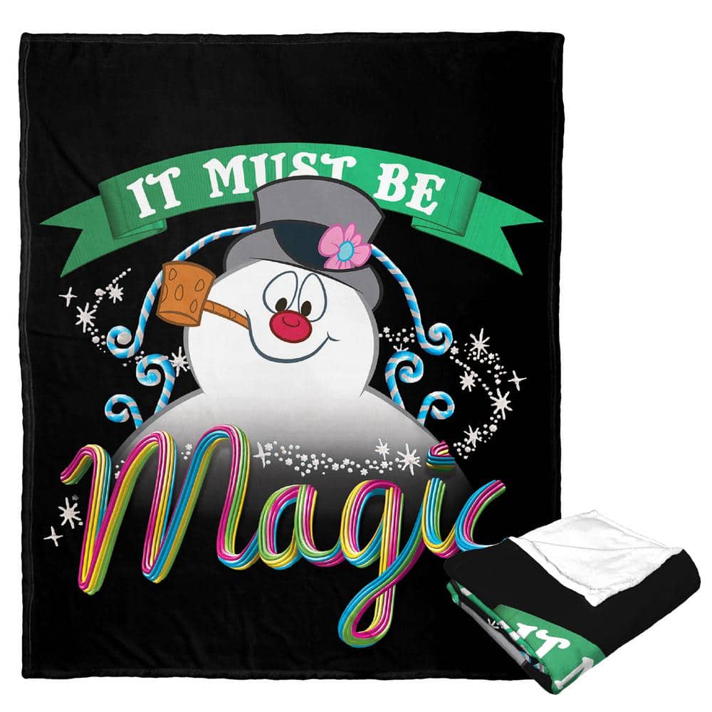 THE NORTHWEST GROUP Wb Frosty The Snowman It Must Be Magic Silk Touch Multi-Colored Throw Blanket