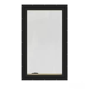 JELD-WEN 30 in. x 48 in. W-2500 Series Bronze Painted Clad Wood Left ...