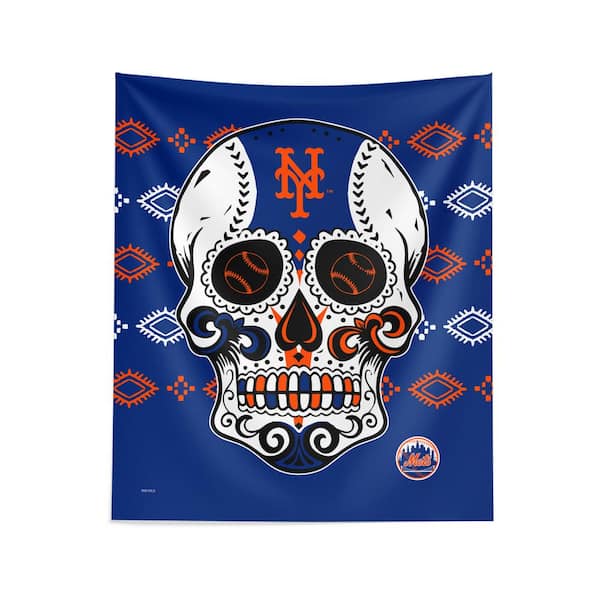 THE NORTHWEST GROUP MLB Mets Candy Skull Printed Wall Hanging
