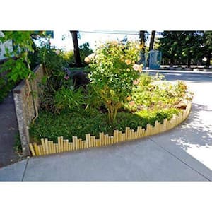 6 ft. Uneven Solid Bamboo Edging