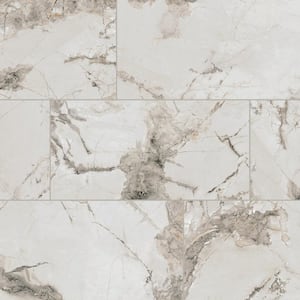 Renner Marble Ash 24 in. x 48 in. Polished Porcelain Floor and Wall Tile (7.75 sq. ft./each)