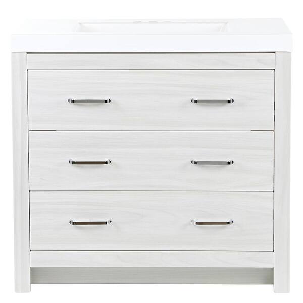 Glacier Bay Woodbrook 36.5 in. W x 18.75 in. D Bath Vanity in Elm Sky