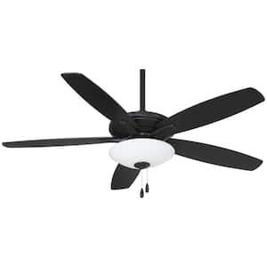 Mojo 52 in. Integrated LED Indoor Coal Ceiling Fan with Light Kit