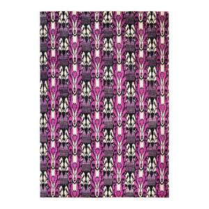 Modern One of a Kind Contemporary Purple 10 ft. x 14 ft. 3 in. Ikat Area Rug