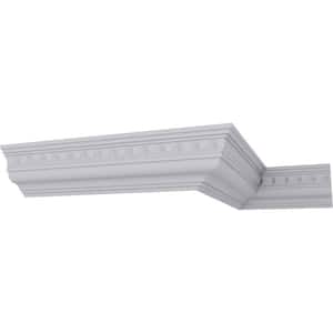 SAMPLE - 4-3/4 in. x 12 in. x 5-1/8 in. Polyurethane Heaton Crown Moulding