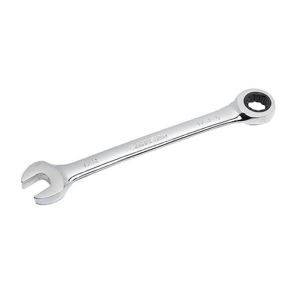 Husky 1/2 in. 12-Point SAE Ratcheting Combination Wrench