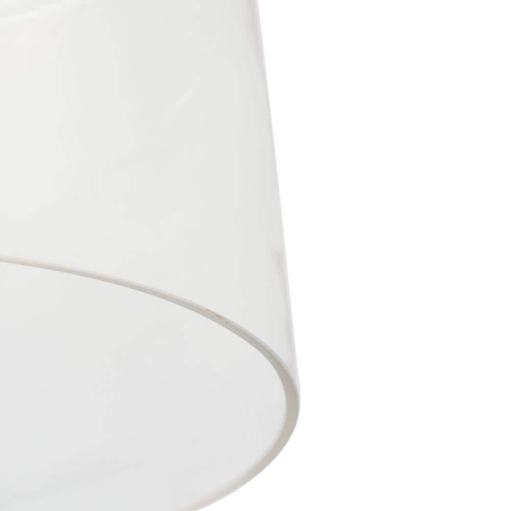 Adley Matte Black and Clear Glass Flush Mount Light