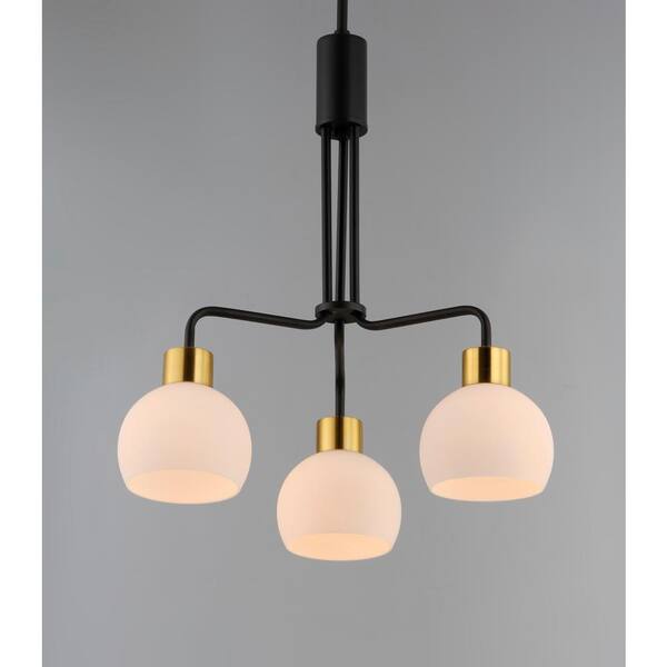 Maxim Lighting - Coraline 3-Light Brown Chandelier