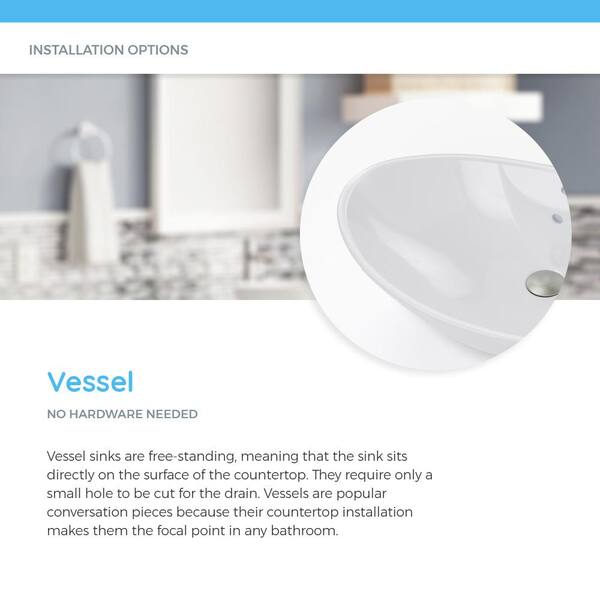 Bundle - 3 Items: Sink, Faucet, and Pop Up Drain V2502-White Porcelain Vessel Sink Chrome Ensemble with 725 Vessel Faucet MR Direct V2502-W-725-C 