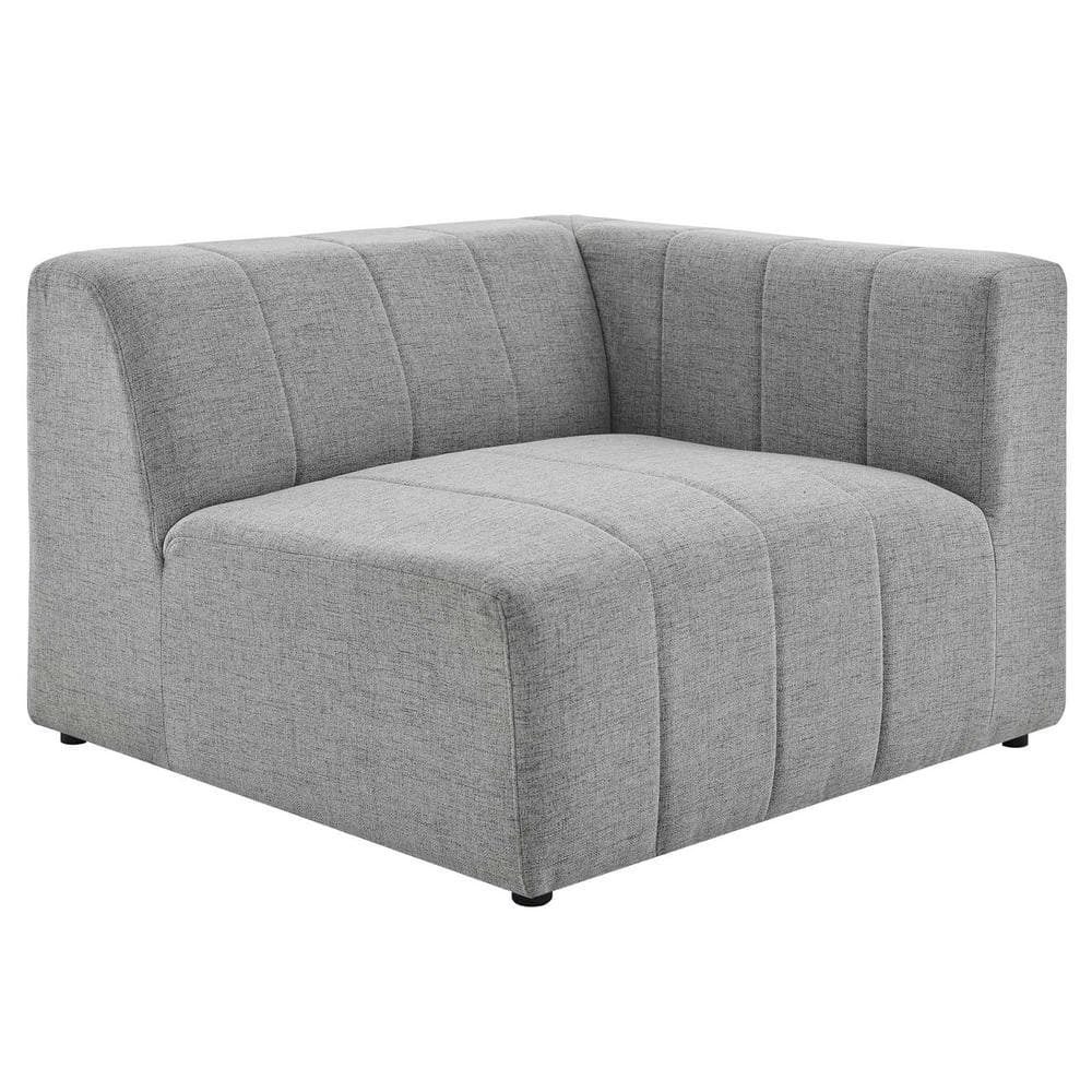 Bartlett 42" Light Gray Soft Fabric Right-Arm Lounge Chair