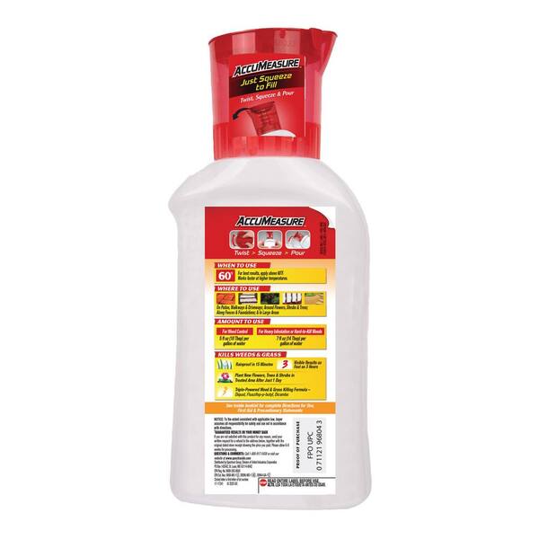 Spectracide 32 Oz Weed And Grass Killer Concentrate Hg 96804 The Home Depot