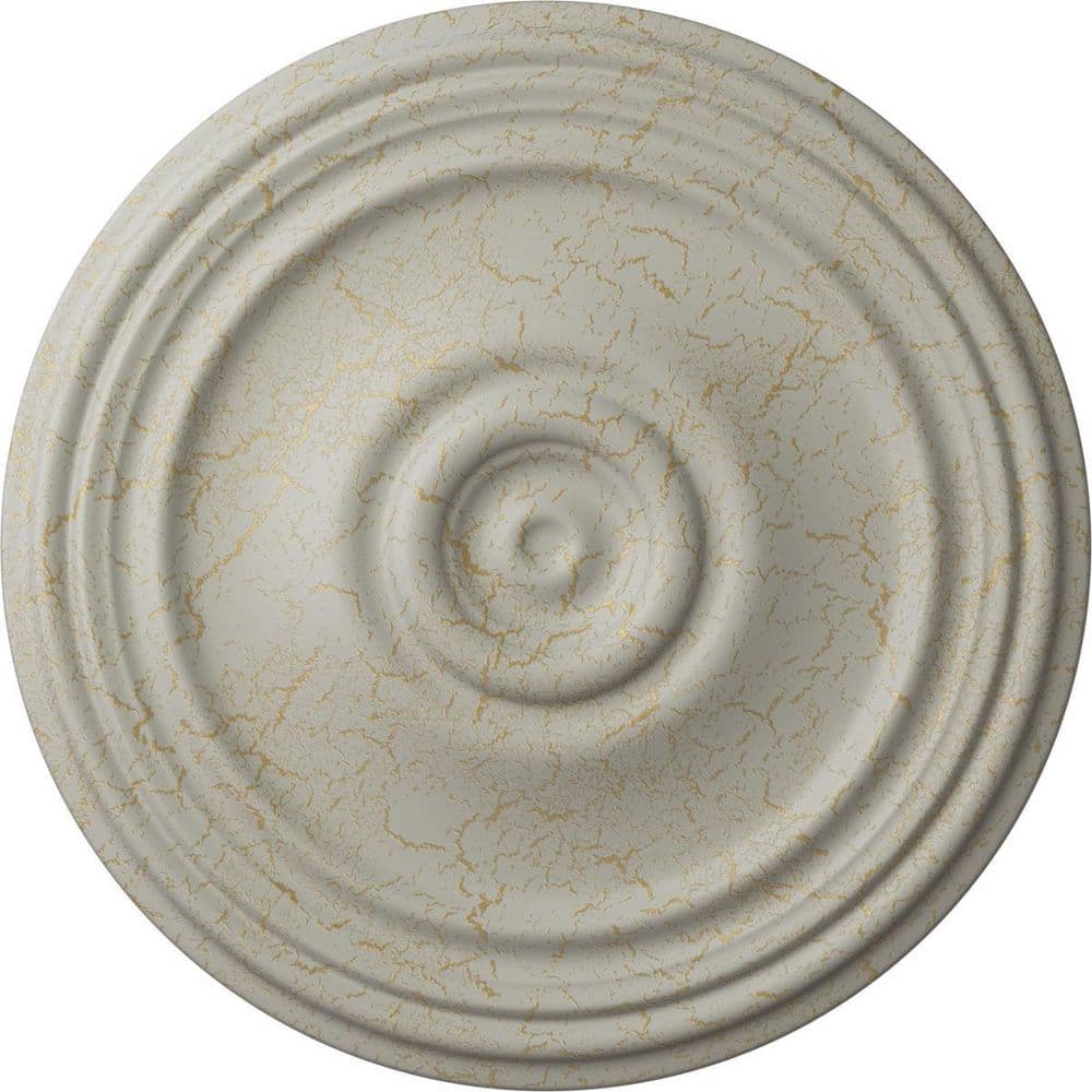 21 in. x 1-1/4 in. Reece Urethane Ceiling Medallion (Fits Canopies upto 6-3/4 in.), Pot of Cream Crackle price history on PriceWatchPro