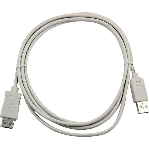 GE 6 ft. USB 2.0 Extension Cable - Black