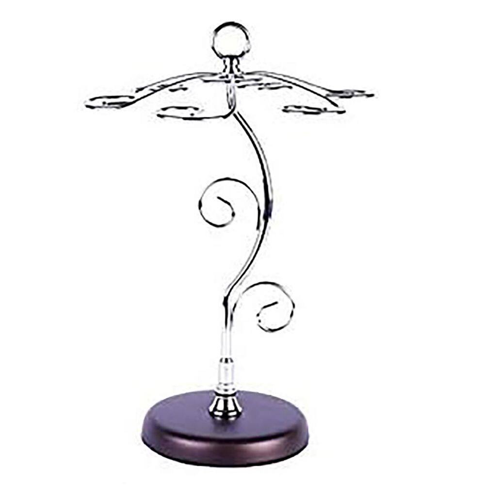 Metal Finish Tabletop Wine Glass Rack Countertop Stemware Organizer Stable Air Drying Goblet Display Stand