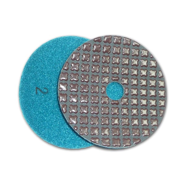 4 in. 5-Step Dry Diamond Polishing Pads Step 2