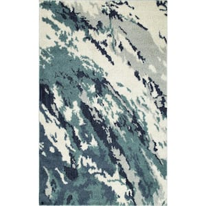 Harmony 3 Denim 9 ft. 6 in. x 13 ft. 2 in. Area Rug