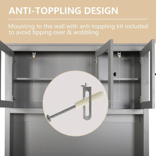 PDM45 by Hardware Resources - Door Mounted Pantry Organizer