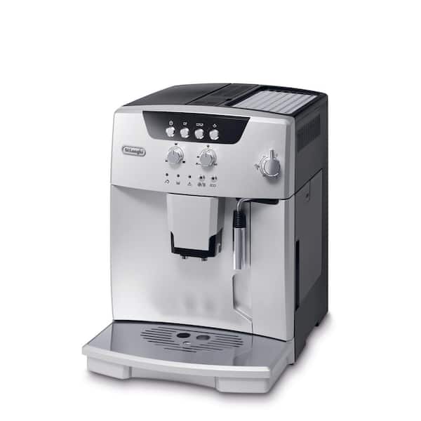 Appal pariteit beddengoed DeLonghi Magnifica Fully Automatic Stainless Steel Espresso Machine with  Manual Cappuccino Maker System ESAM04110S - The Home Depot