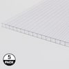 LEXAN Thermoclear 1 in. Fastener for 1/4 in. (6mm) Multiwall Polycarbonate  Sheet 85189128 - The Home Depot