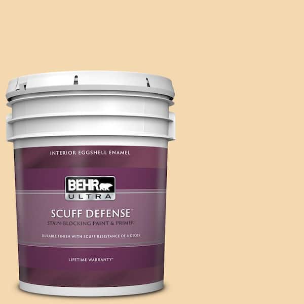 BEHR ULTRA 5 gal. #330C-3 Clam Chowder Extra Durable Eggshell Enamel Interior Paint & Primer