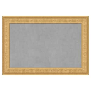 Trellis Gold 38 in. x 26 in. Framed Magnetic Board