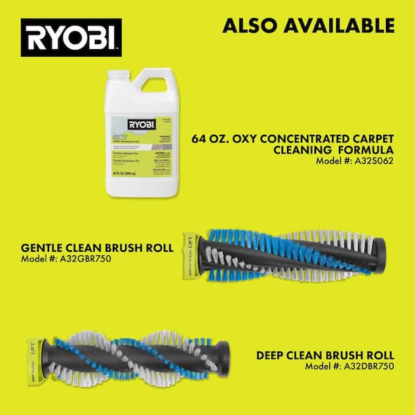 RYOBI ONE+ HP 18V Brushless Cordless SWIFTClean Carpet Washer Kit