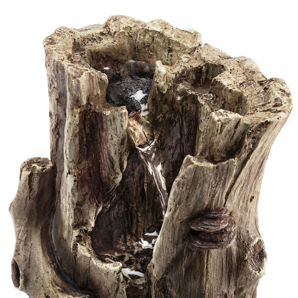 Alpine Corporation 11 in. Tall Indoor Rainforest Tabletop Fountain
