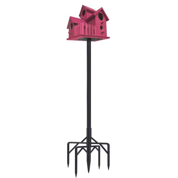 Unbranded 95 in. Adjustable Bird House Pole Bird Feeder Stand (1-Pack)