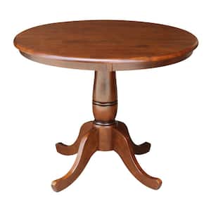 Espresso Solid Wood Dining Table