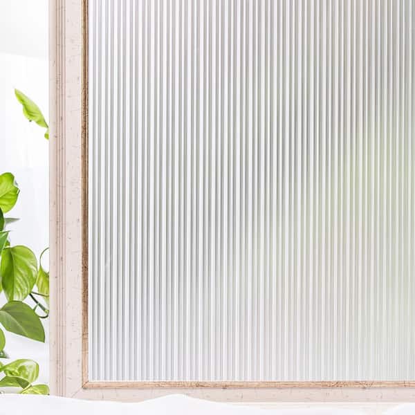 COTTON COLORS 35.4 in. W x 78.7 in. L Decorative and Privacy 3D Window Film
