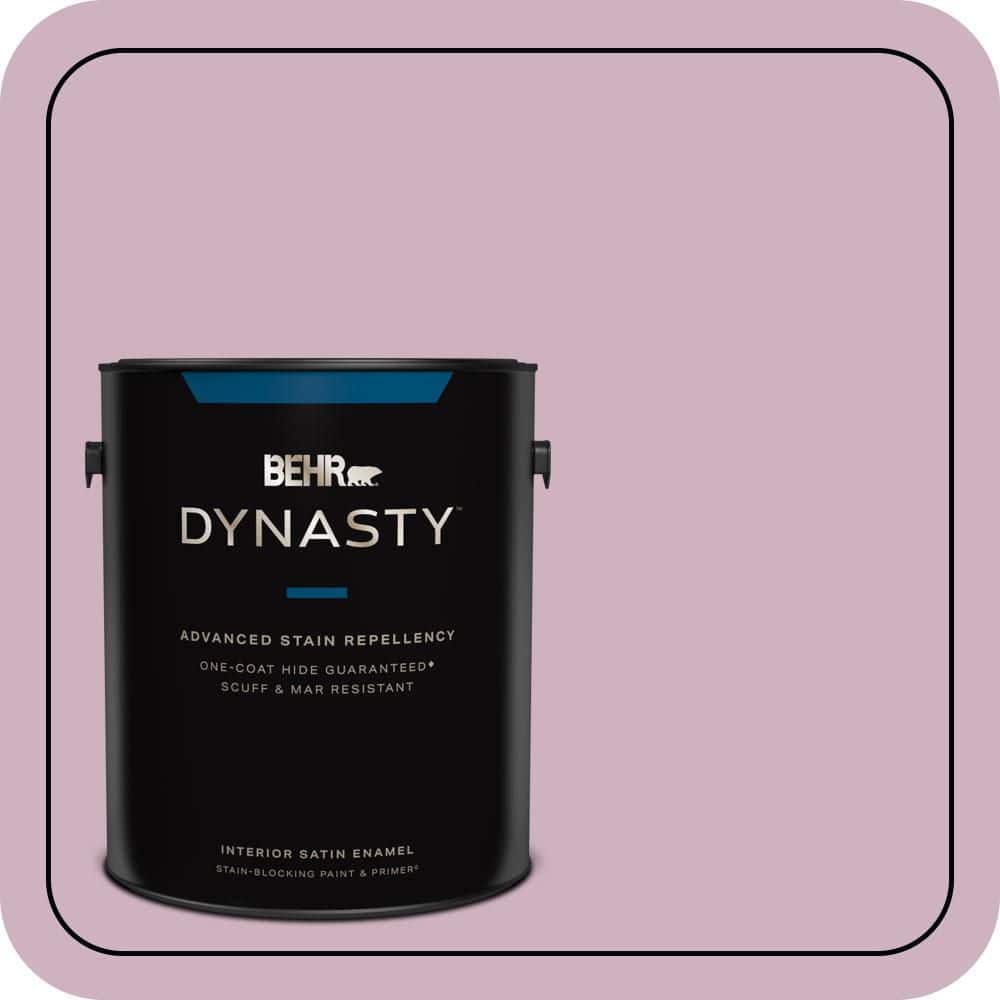 1 gal. #S120-3 Candlelight Dinner Satin Enamel Interior Stain-Blocking Paint and Primer price history on PriceWatchPro