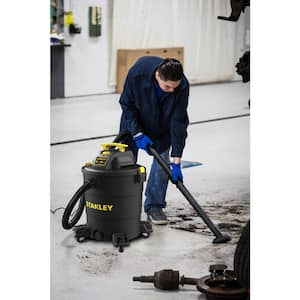 14 Gal. 6.0 HP Poly Wet/Dry Vacuum with Hose and Accessories