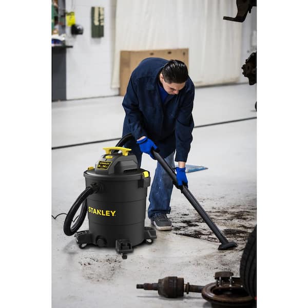 14 Gal. 6.0 HP Poly Wet/Dry Vacuum with Hose and Accessories