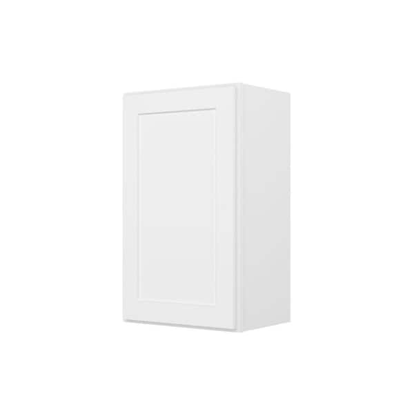 18 in. W x 12 in. D x 30 in. H Ready to Assemble Wall Kitchen Cabinet in White